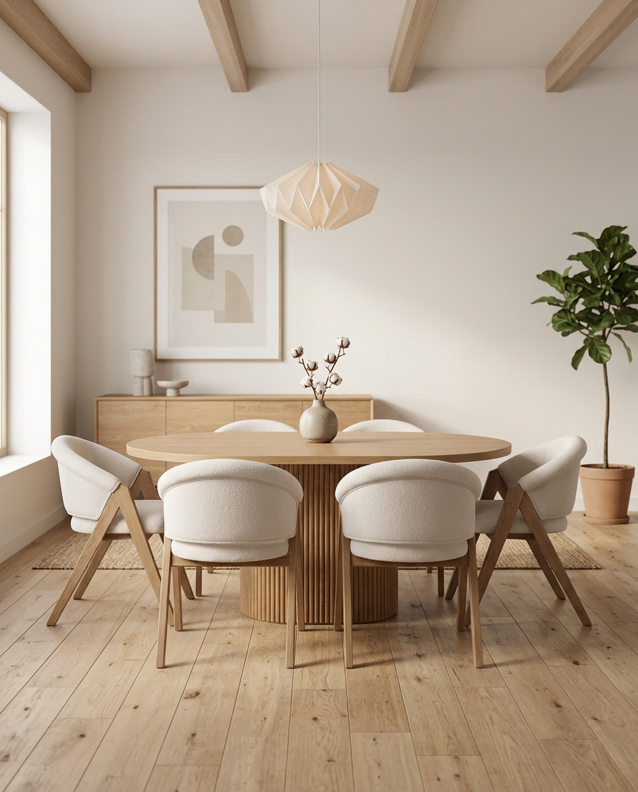 Comedor Kyoto en ambiente nórdico