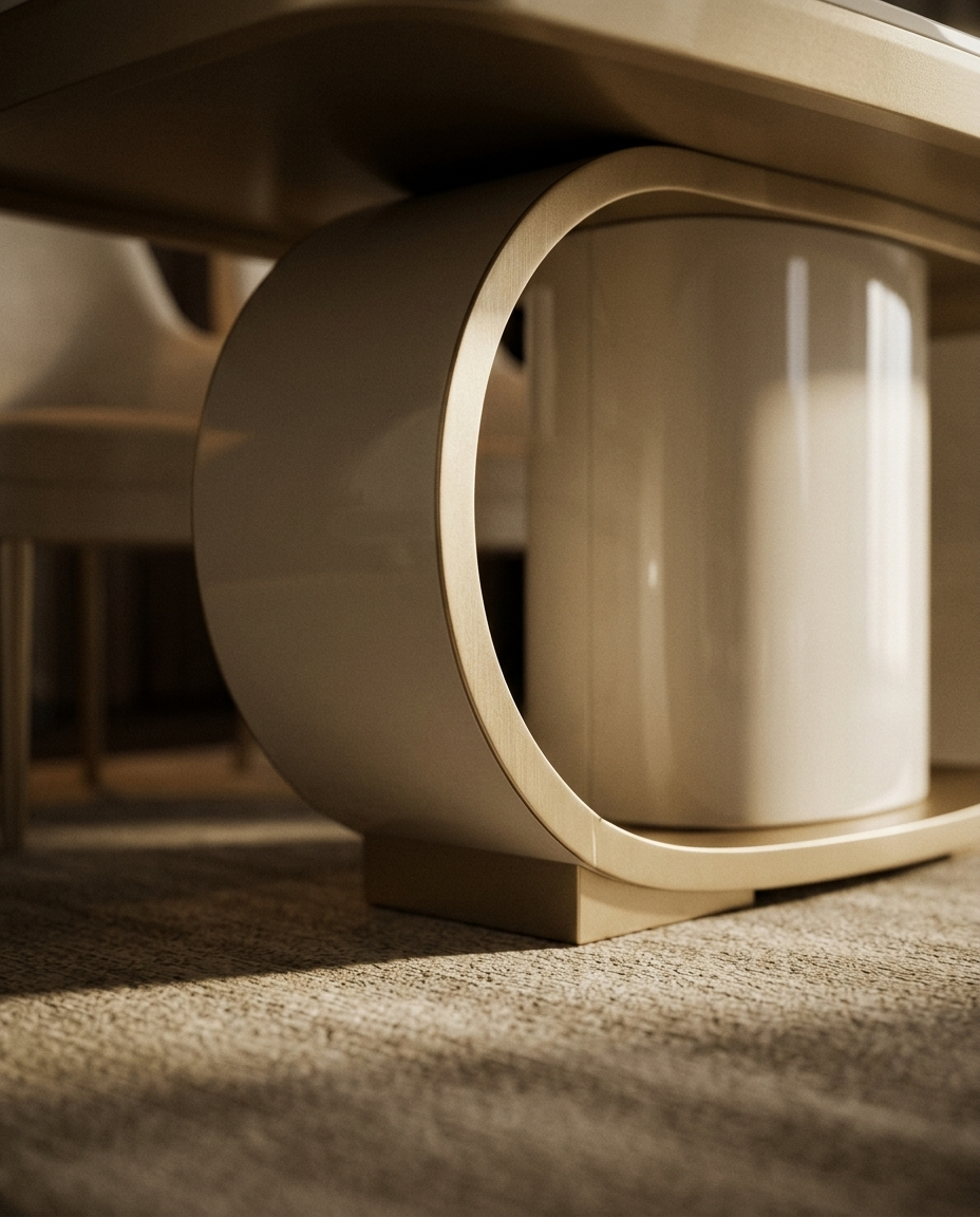Detalle de la base del Comedor Splendor